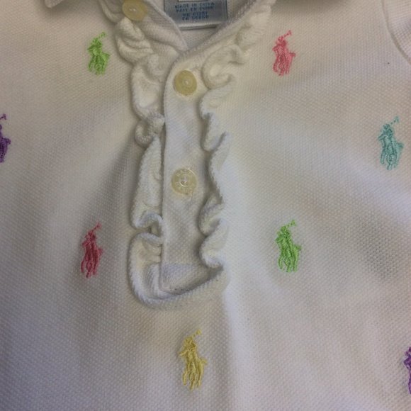 Ralph Lauren Baby Girl's 2-Piece Polo Dress - Picture 4 of 10